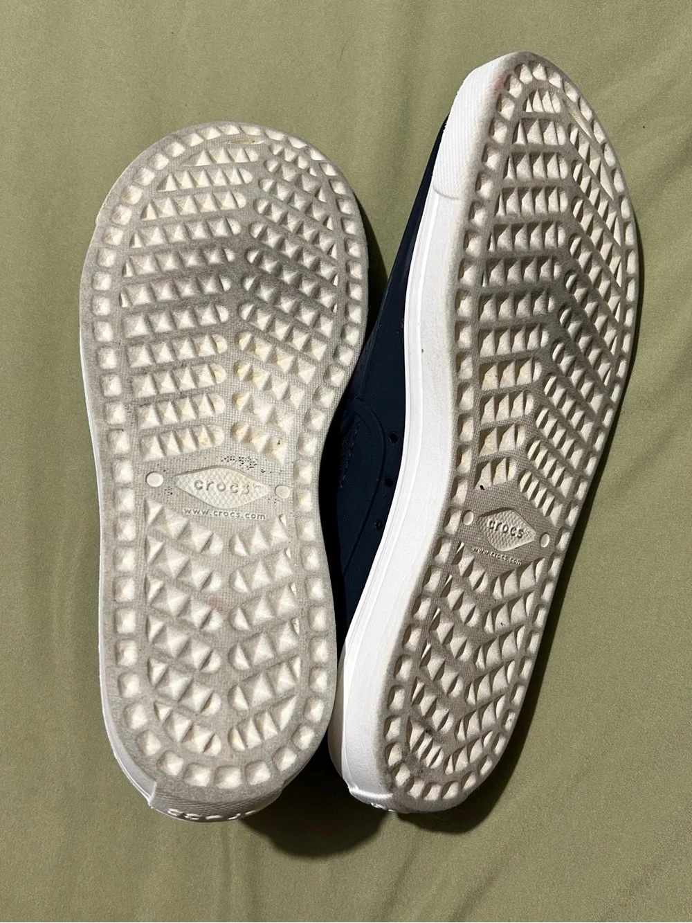 CROCS Slip-On Perforated Casual Sneakers - Navy
